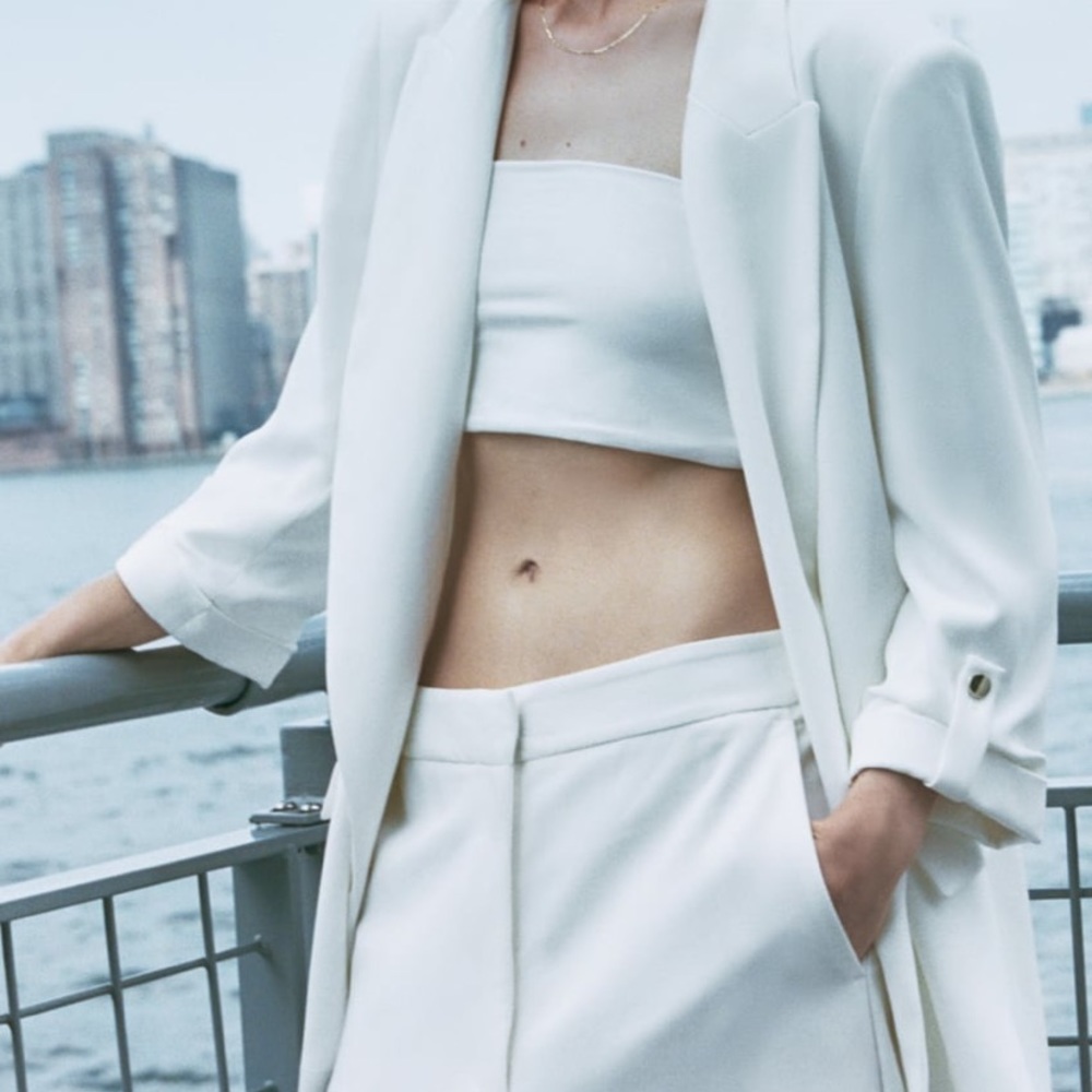 ZARA blazer w rolled sleeves